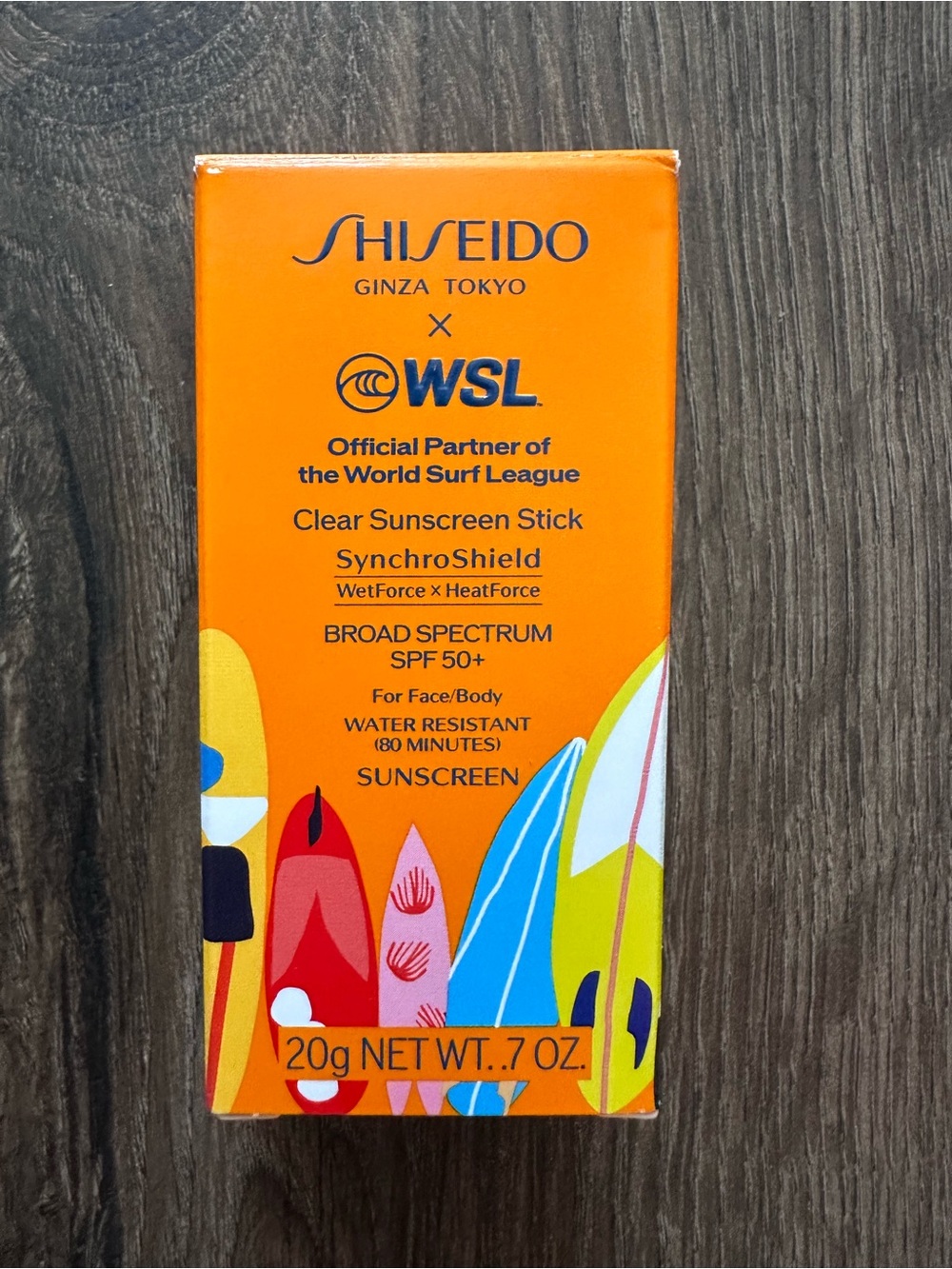 Limited-Edition Shiseido x World Surf League Clear Sunscreen Stick SPF 50+